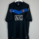 Shop 2009/10 MANCHESTER UNITED ANGUS #28 AWAY SHIRT (XXXL) NIKE, classic football shirts, vintage football shirts & retro soccer jerseys at Cult Kits