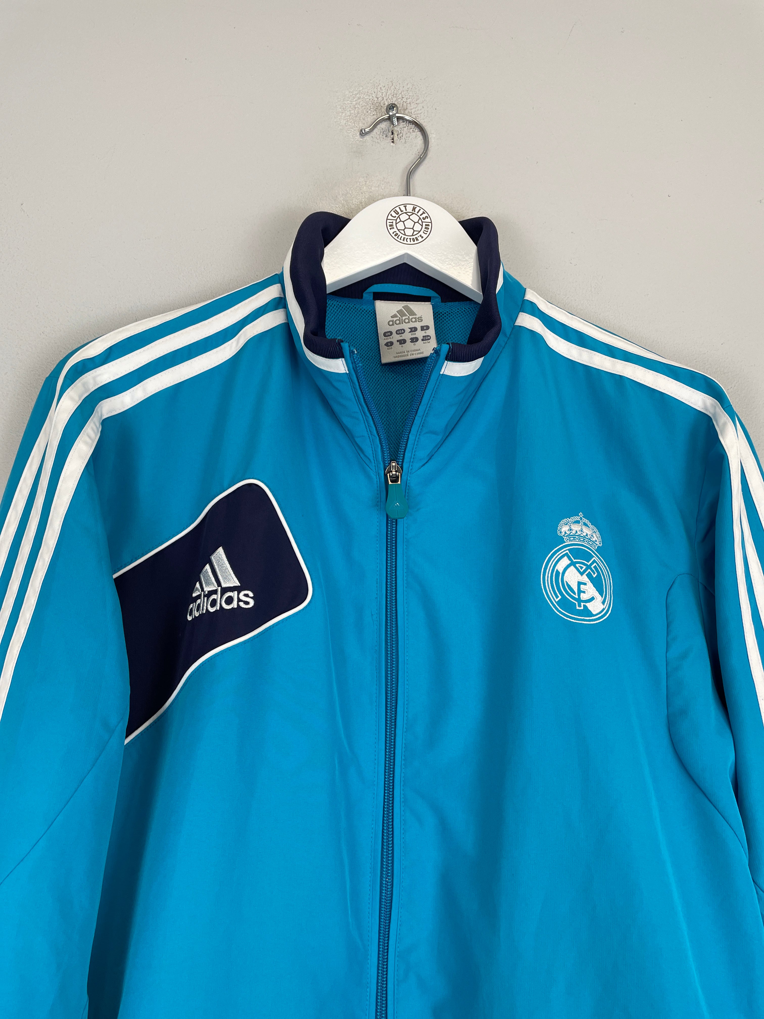 Shop 2012/13 REAL MADRID TRACK JACKET (M) ADIDAS, classic football shirts, vintage football shirts & retro soccer jerseys at Cult Kits