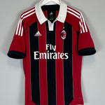 Shop 2012/13 AC MILAN BALLOTELI #45 HOME SHIRT (L) ADIDAS, classic football shirts, vintage football shirts & retro soccer jerseys at Cult Kits