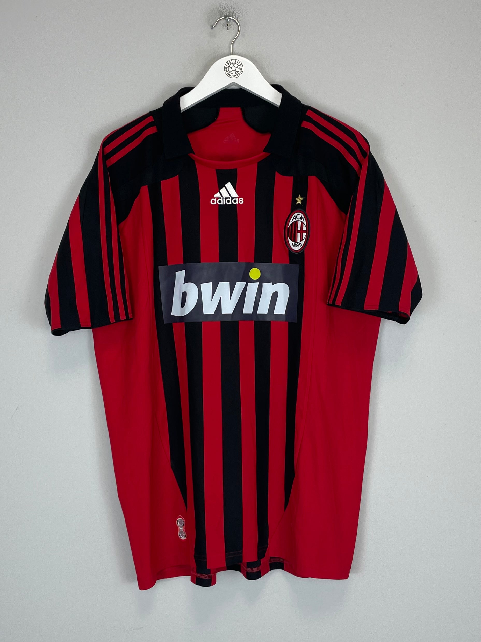 Shop 2007/08 AC MILAN RONALDO #99 HOME SHIRT (XL) ADIDAS, classic football shirts, vintage football shirts & retro soccer jerseys at Cult Kits