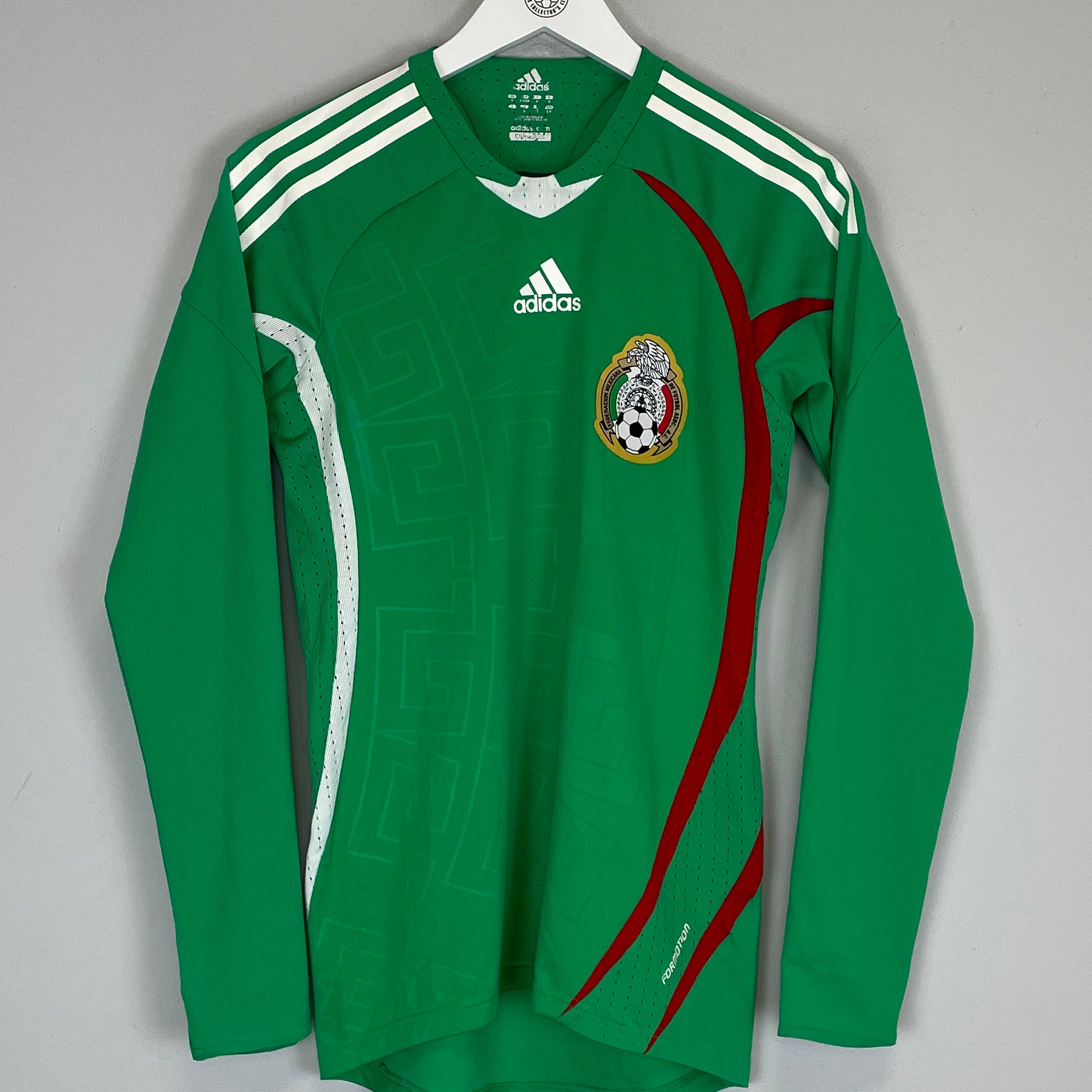 Shop 2008/09 MEXICO L/S HOME SHIRT (S) ADIDAS, classic football shirts, vintage football shirts & retro soccer jerseys at Cult Kits