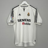 2003/04 REAL MADRID RONALDO #9 HOME SHIRT (M) ADIDAS