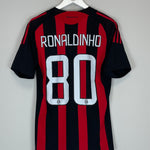 2008/09 AC MILAN RONALDINHO #80 HOME SHIRT (M) ADIDAS – Cult Kits