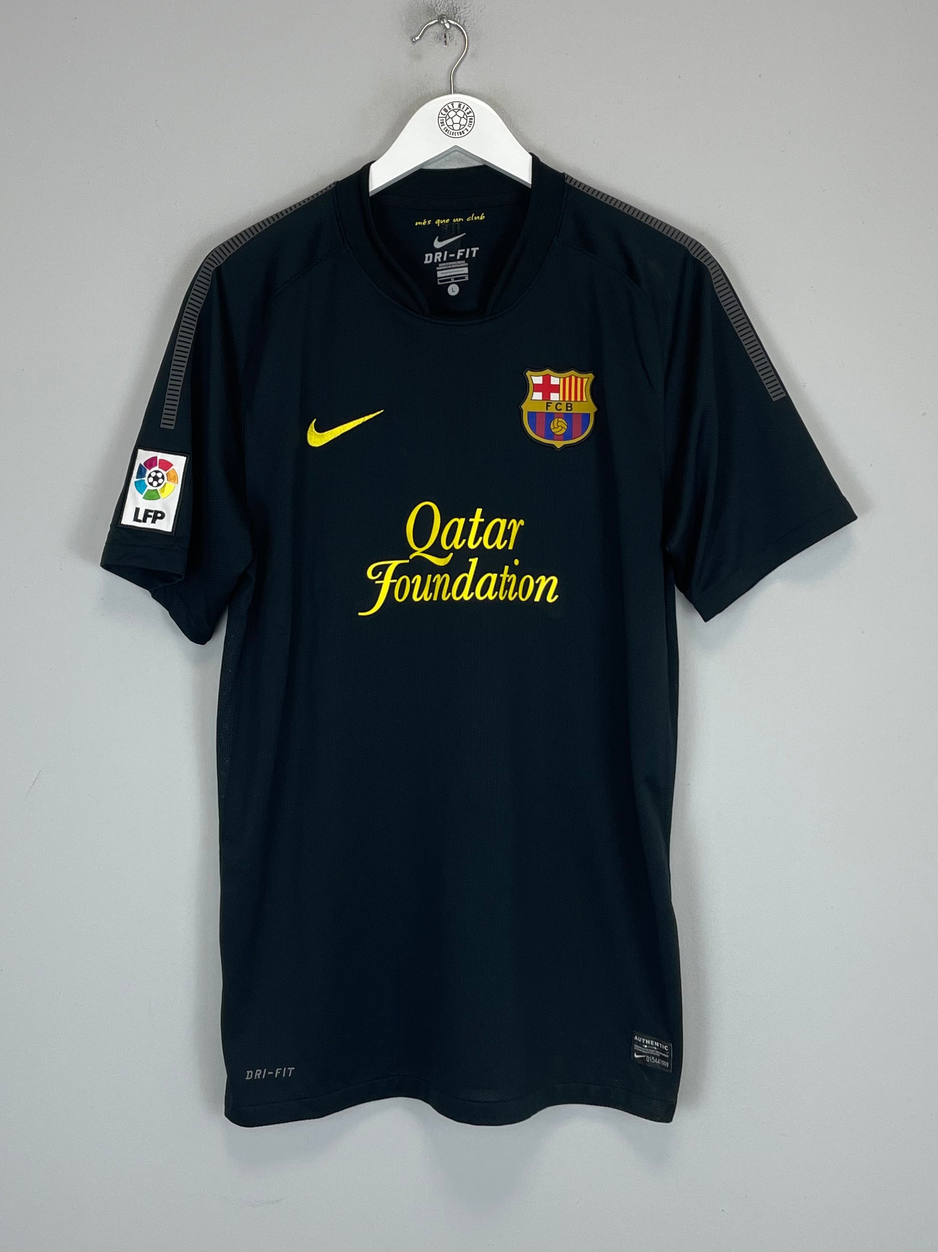 Shop 2011/12 BARCELONA FABREGAS #4 AWAY SHIRT (L) NIKE, classic football shirts, vintage football shirts & retro soccer jerseys at Cult Kits