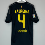Shop 2011/12 BARCELONA FABREGAS #4 AWAY SHIRT (L) NIKE, classic football shirts, vintage football shirts & retro soccer jerseys at Cult Kits