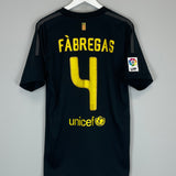 Shop 2011/12 BARCELONA FABREGAS #4 AWAY SHIRT (L) NIKE, classic football shirts, vintage football shirts & retro soccer jerseys at Cult Kits