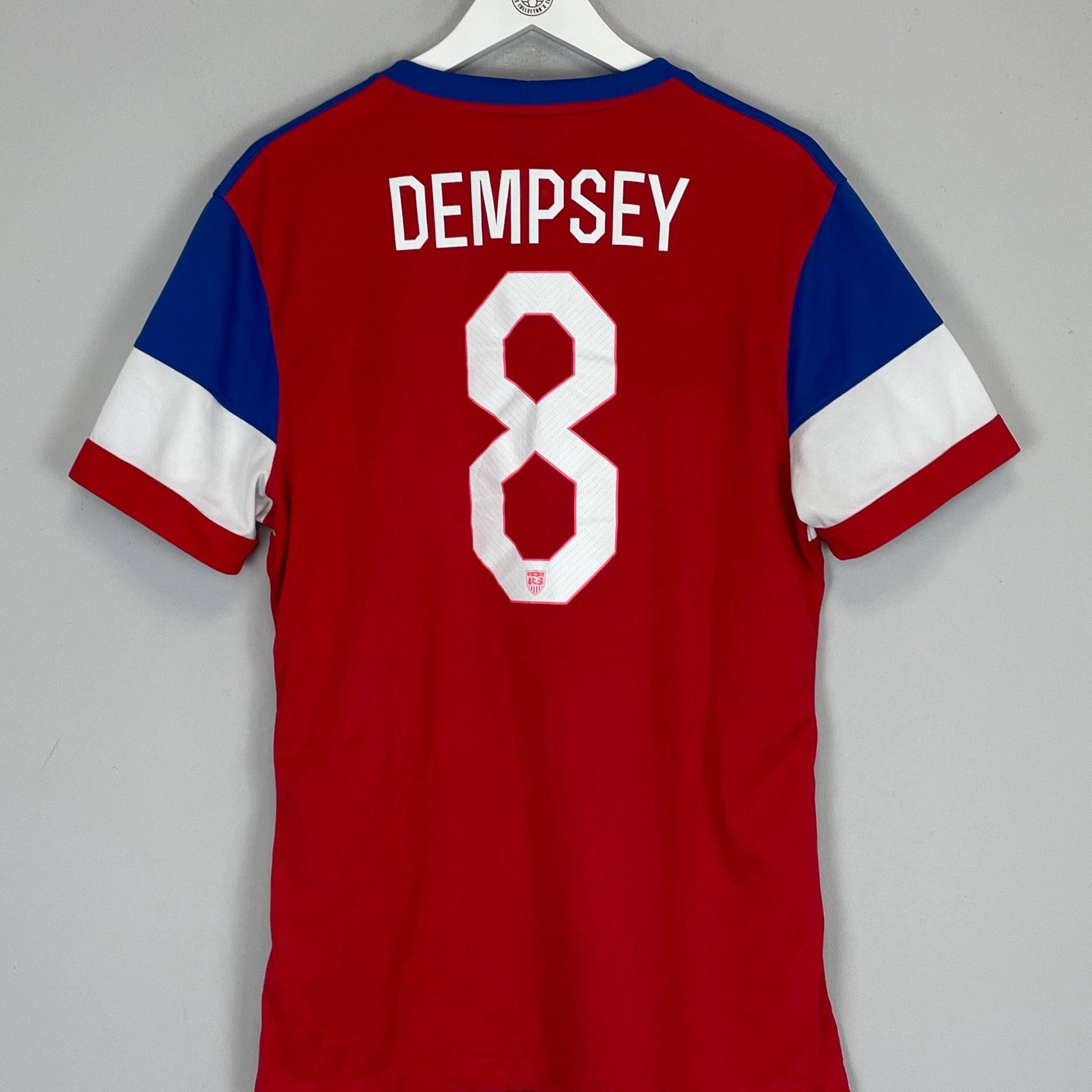 Shop 2014/15 USA DEMPSEY #8 *AUTHENTIC* AWAY SHIRT (XL) NIKE, classic football shirts, vintage football shirts & retro soccer jerseys at Cult Kits