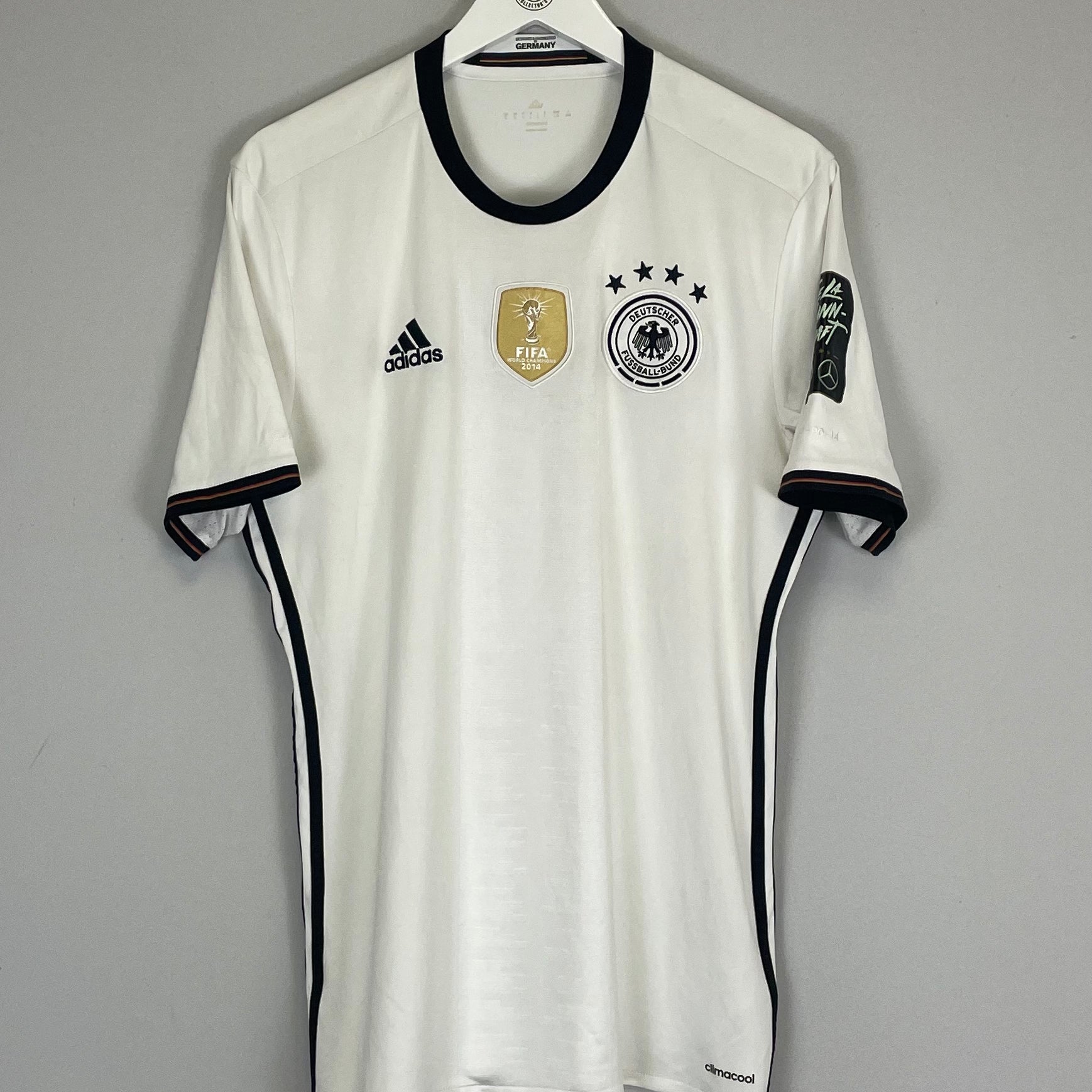 Shop 2015/16 GERMANY HOME SHIRT (L) ADIDAS, classic football shirts, vintage football shirts & retro soccer jerseys at Cult Kits