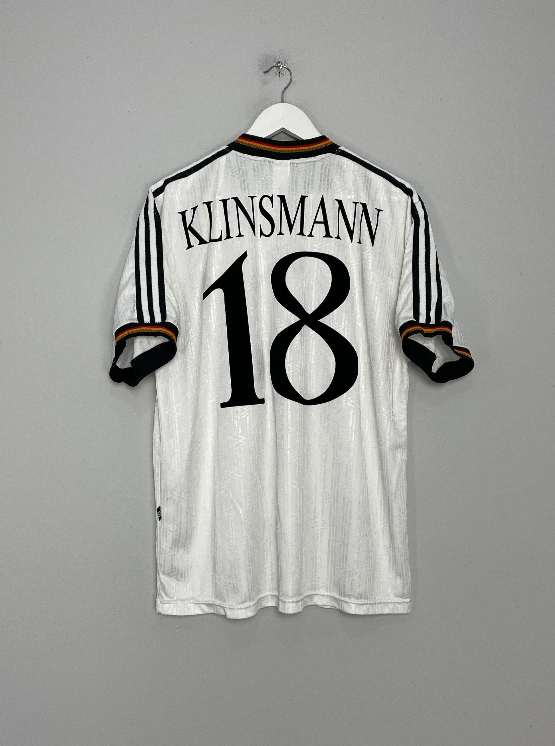 1996/98 GERMANY KLINSMANN #18 HOME SHIRT (XL) ADIDAS