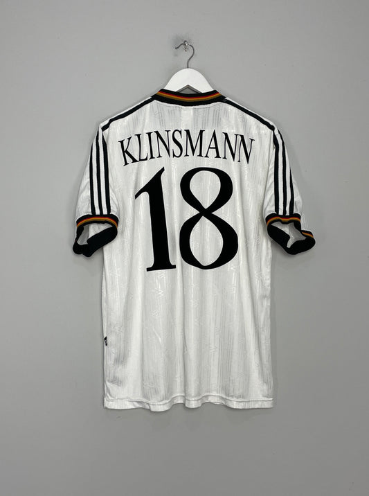 1996/98 GERMANY KLINSMANN #18 HOME SHIRT (XL) ADIDAS