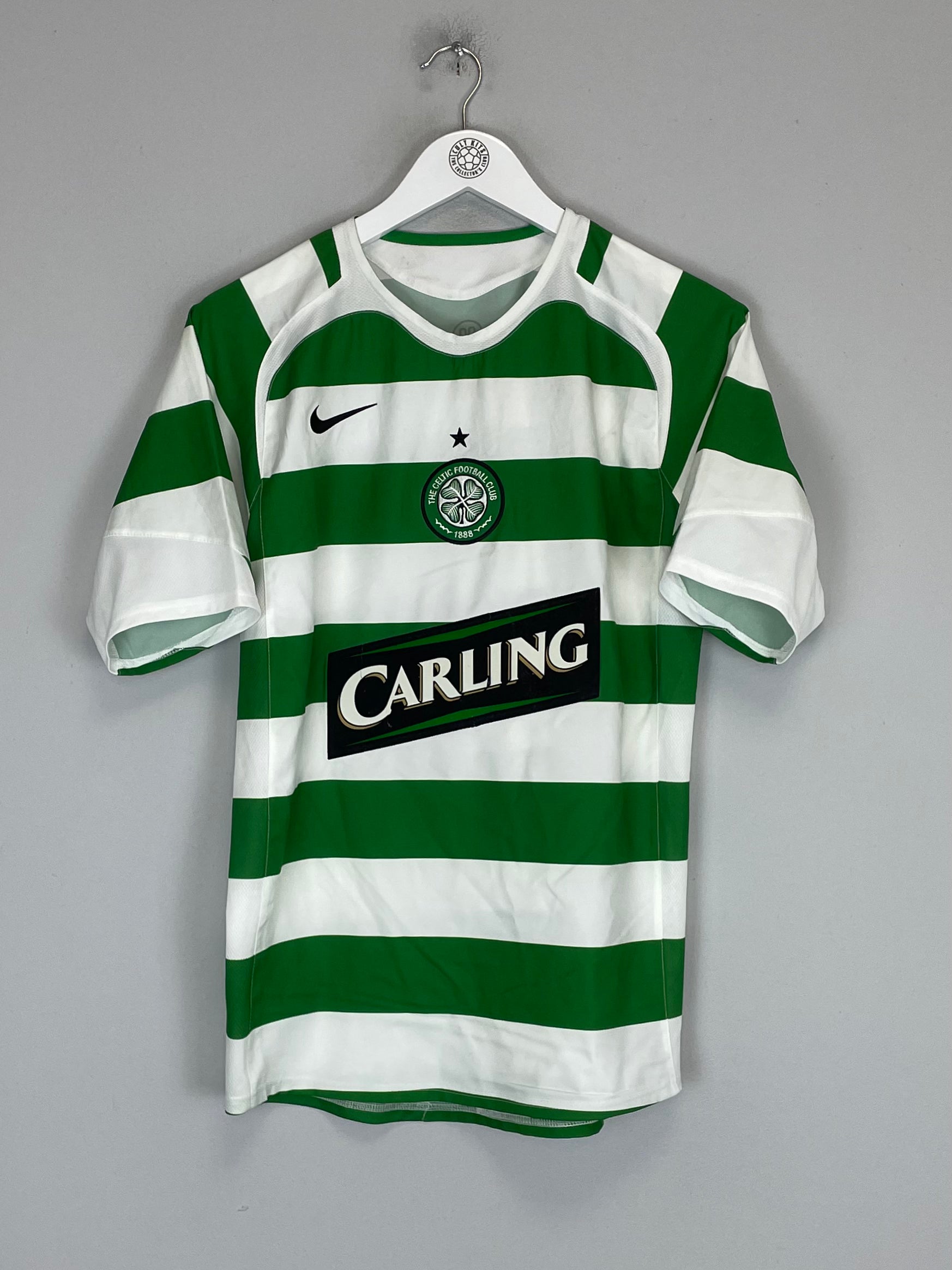 Shop 2005/07 CELTIC HOME SHIRT (S) NIKE, classic football shirts, vintage football shirts & retro soccer jerseys at Cult Kits