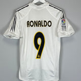 2003/04 REAL MADRID RONALDO #9 HOME SHIRT (S) ADIDAS