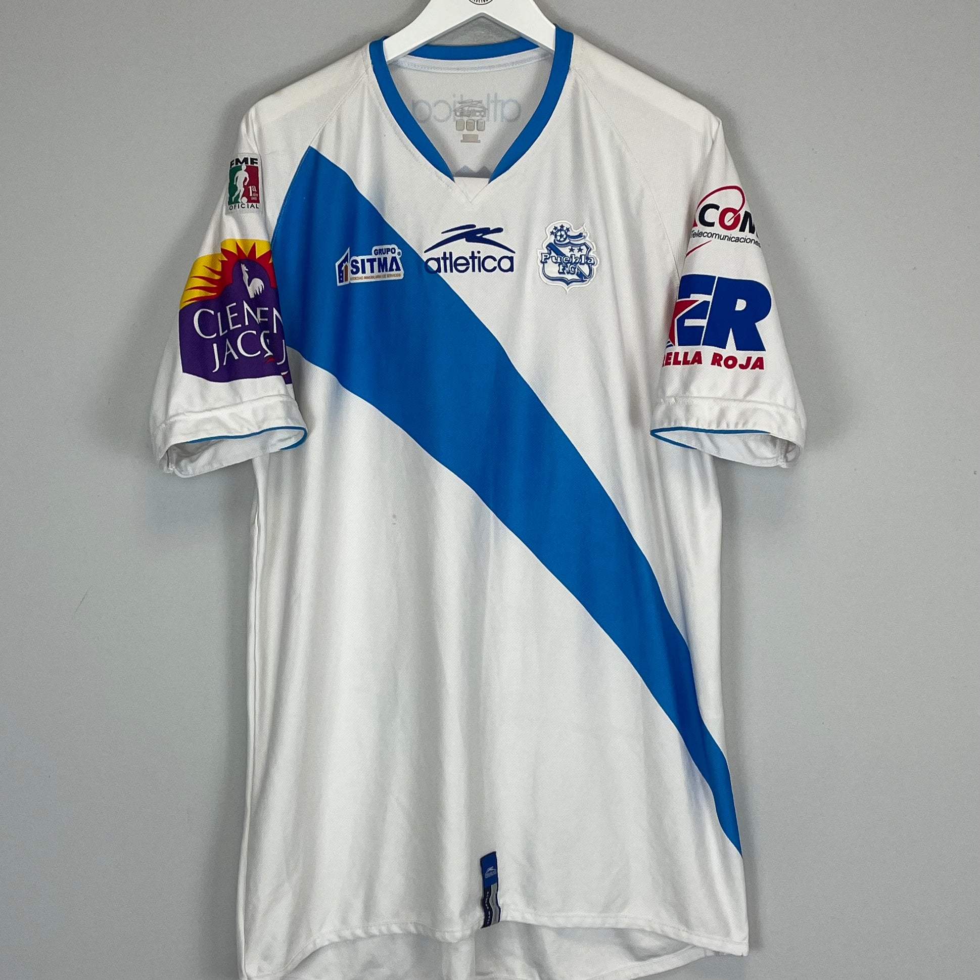 Shop 2007/08 PUEBLA #11 HOME SHIRT (XL) ATLETICA, classic football shirts, vintage football shirts & retro soccer jerseys at Cult Kits