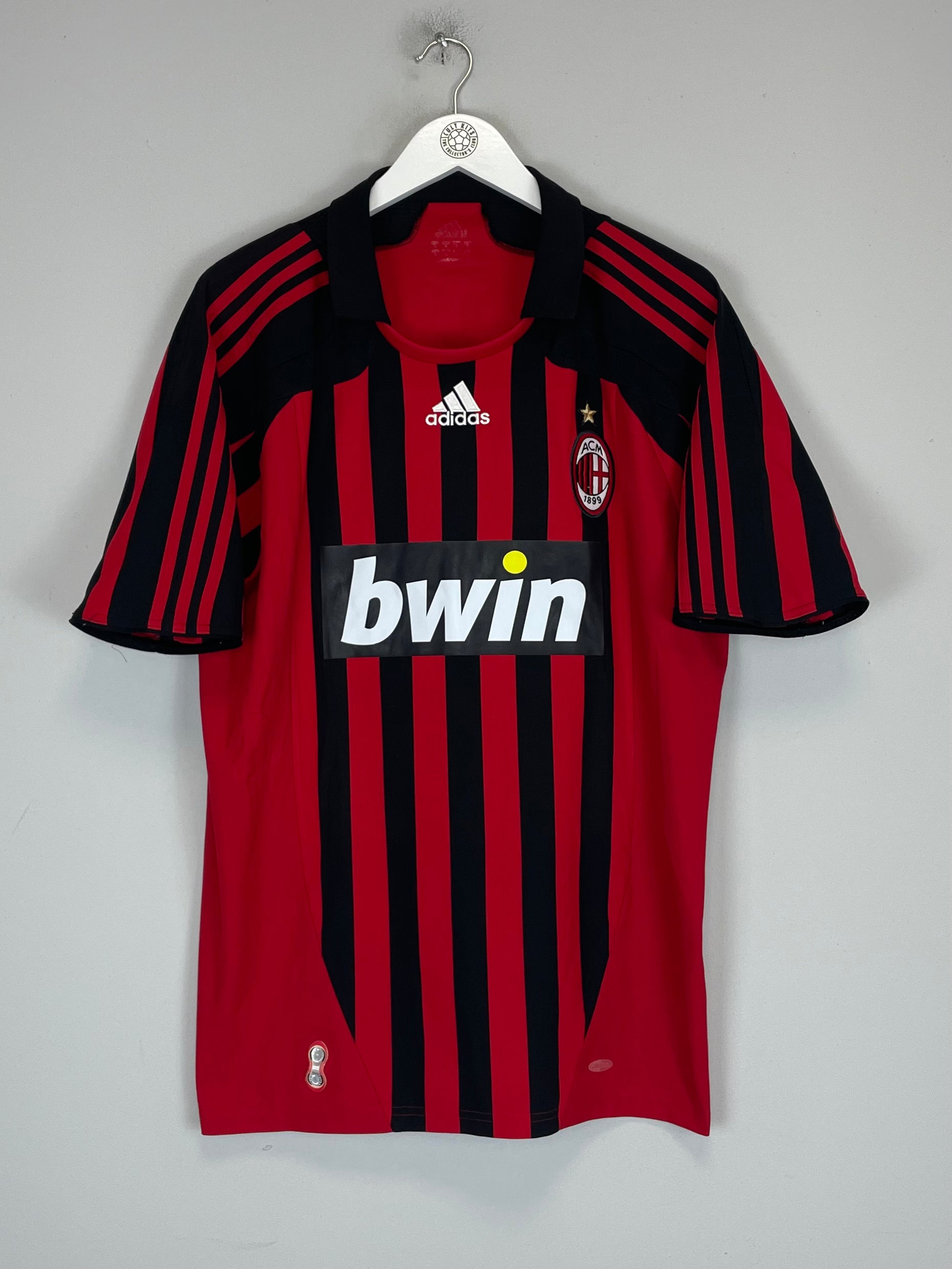 Shop 2007/08 AC MILAN KAKA #22 HOME SHIRT (L) ADIDAS, classic football shirts, vintage football shirts & retro soccer jerseys at Cult Kits