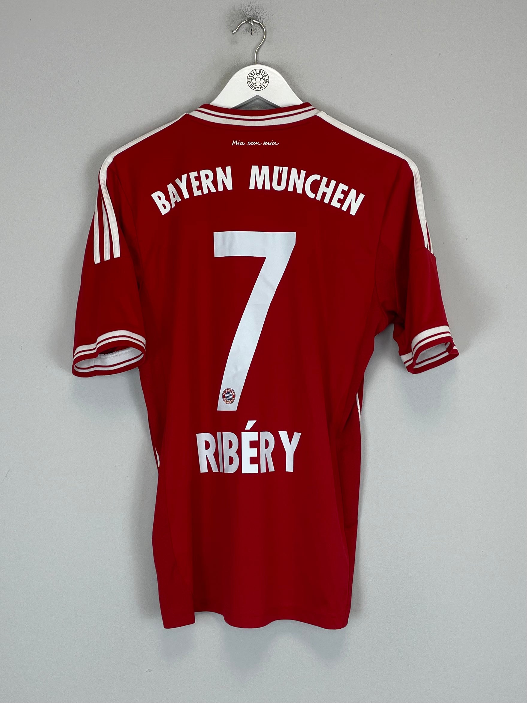 Shop 2013/14 BAYERN MUNICH RIBERY #7 HOME SHIRT (M) ADIDAS, classic football shirts, vintage football shirts & retro soccer jerseys at Cult Kits