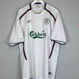 Shop 2003/05 LIVERPOOL HAMANN #16 AWAY SHIRT (XXL) REEBOK, classic football shirts, vintage football shirts & retro soccer jerseys at Cult Kits