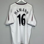 Shop 2003/05 LIVERPOOL HAMANN #16 AWAY SHIRT (XXL) REEBOK, classic football shirts, vintage football shirts & retro soccer jerseys at Cult Kits