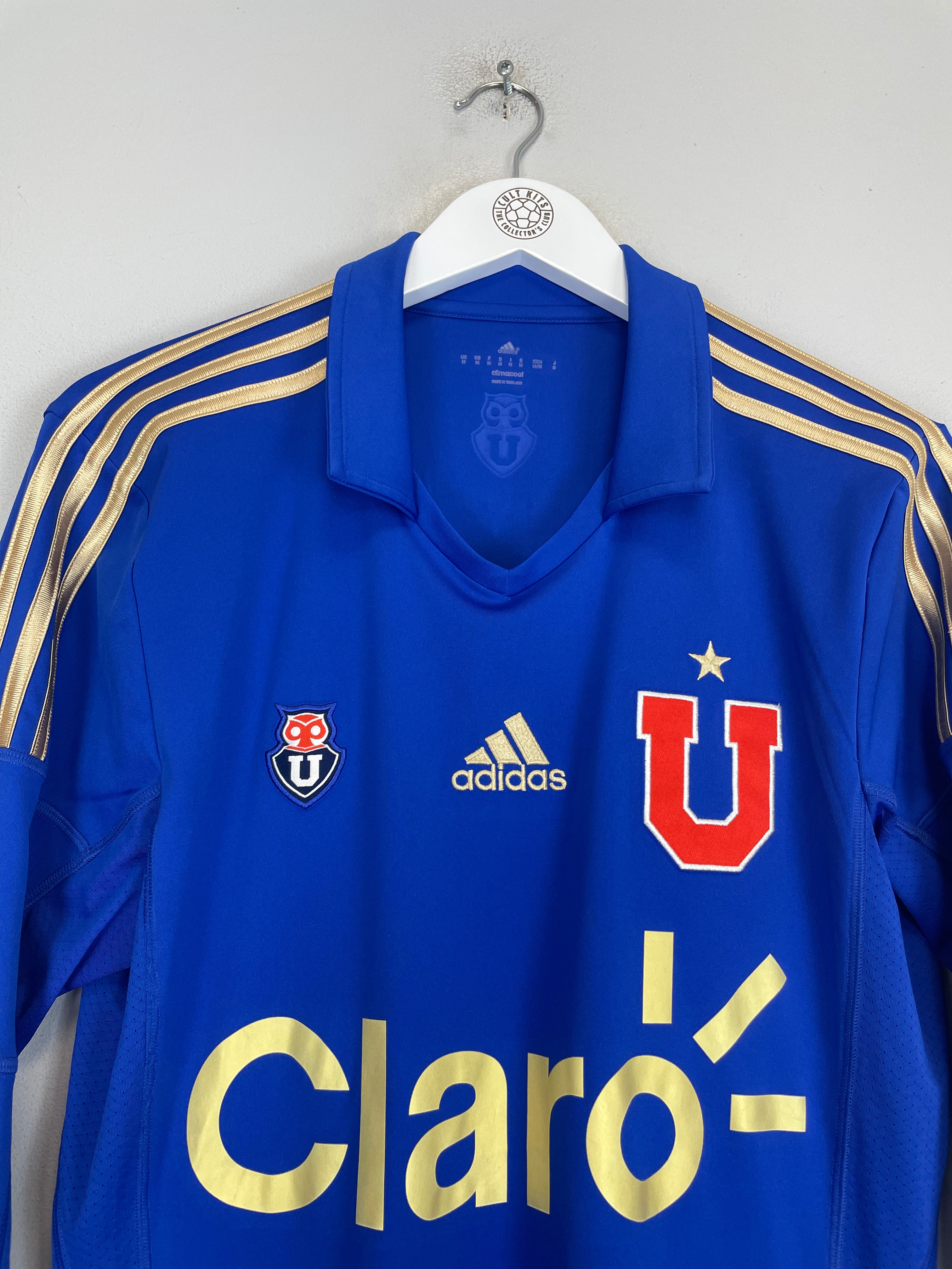 Shop 2013/14 UNIVERSIDAD DE CHILE L/S HOME SHIRT (M) ADIDAS, classic football shirts, vintage football shirts & retro soccer jerseys at Cult Kits