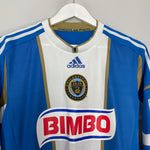 Shop 2014/15 PHILADELPHIA UNION *PLAYER ISSUE* L/S HOME SHIRT (M) ADIDAS, classic football shirts, vintage football shirts & retro soccer jerseys at Cult Kits