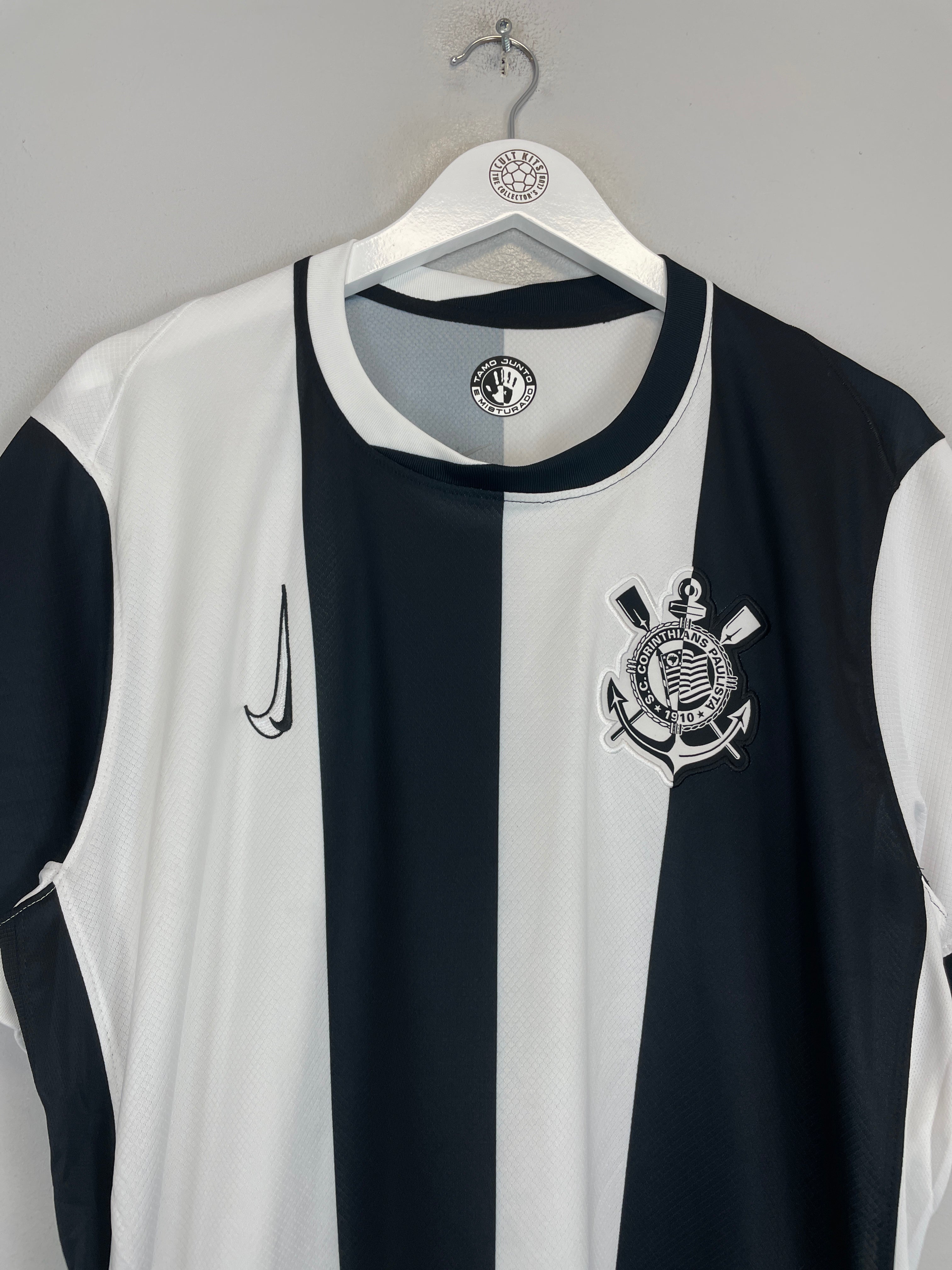 Shop 2024/25 CORINTHIANS LUCIANO #8 THIRD SHIRT (XL) NIKE, classic football shirts, vintage football shirts & retro soccer jerseys at Cult Kits