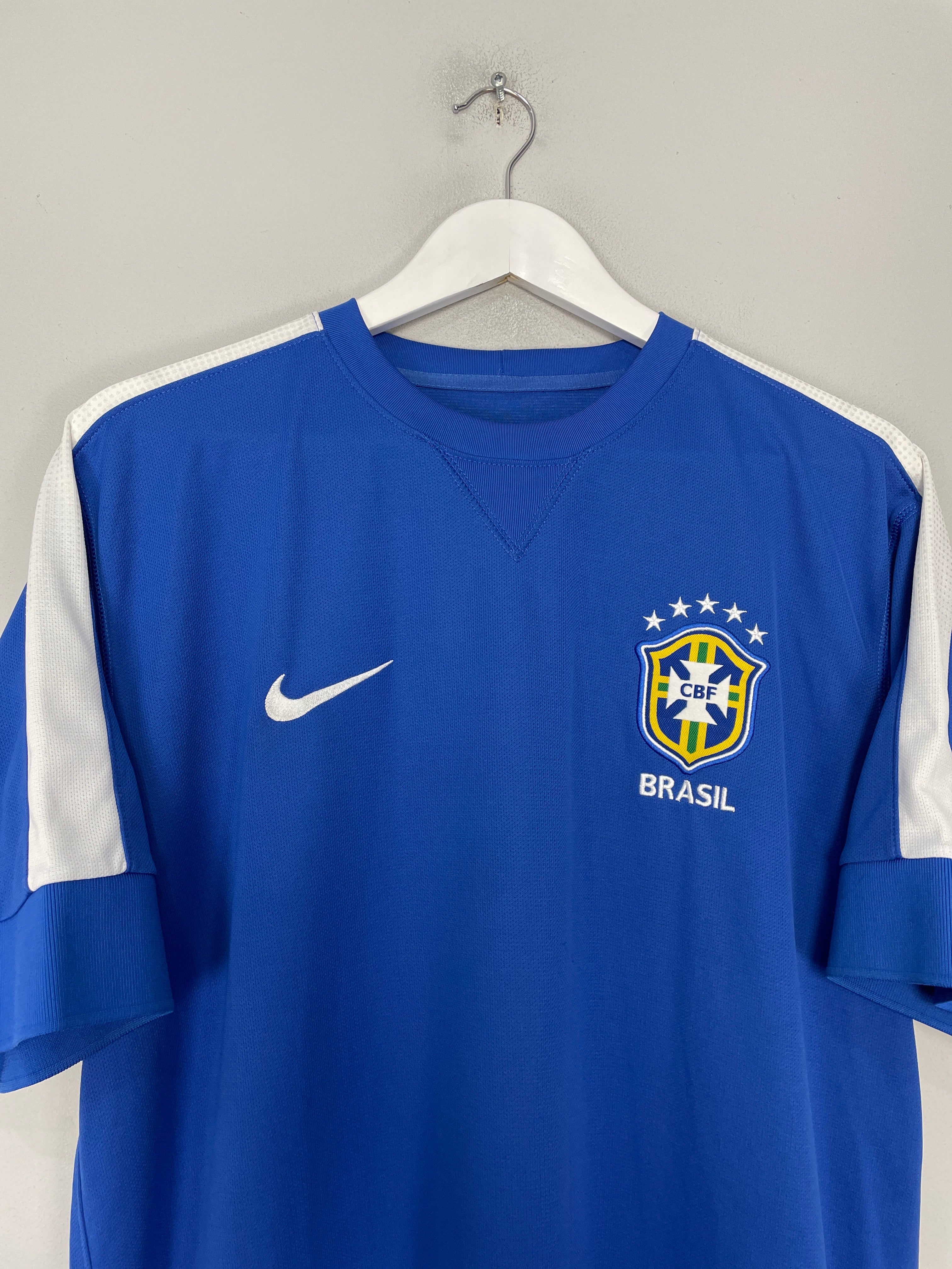 Shop 2013/14 BRAZIL #10 AWAY SHIRT (XL) NIKE, classic football shirts, vintage football shirts & retro soccer jerseys at Cult Kits