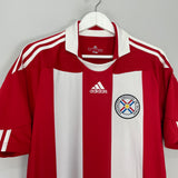 2010/12 PARAGUAY HOME SHIRT (M) ADIDAS