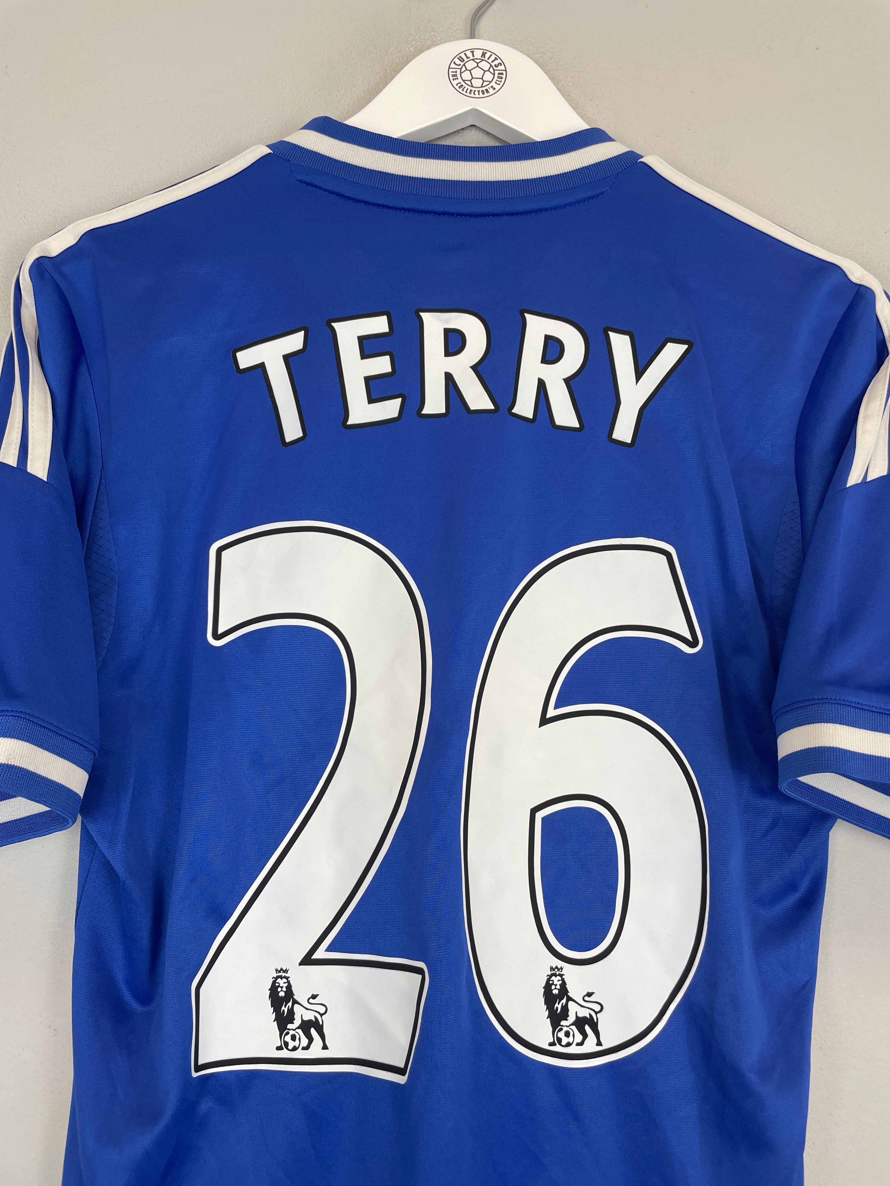 Shop 2013/14 CHELSEA TERRY #26 HOME SHIRT (S) ADIDAS, classic football shirts, vintage football shirts & retro soccer jerseys at Cult Kits