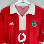 Shop 2003/05 BENFICA FEHER #29 *CENTENARY* HOME SHIRT (XL) ADIDAS, classic football shirts, vintage football shirts & retro soccer jerseys at Cult Kits