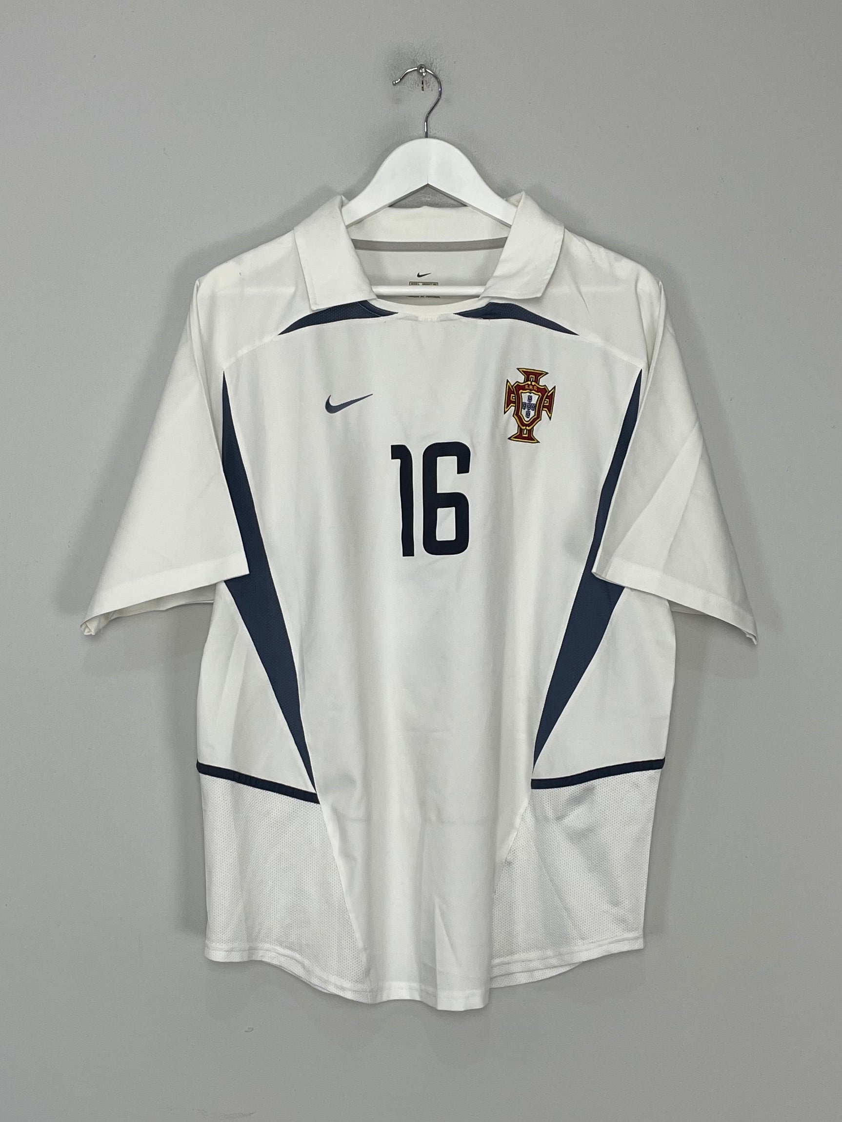 Shop 2002/04 PORTUGAL C.RONALDO #16 AWAY SHIRT (L) NIKE, classic football shirts, vintage football shirts & retro soccer jerseys at Cult Kits