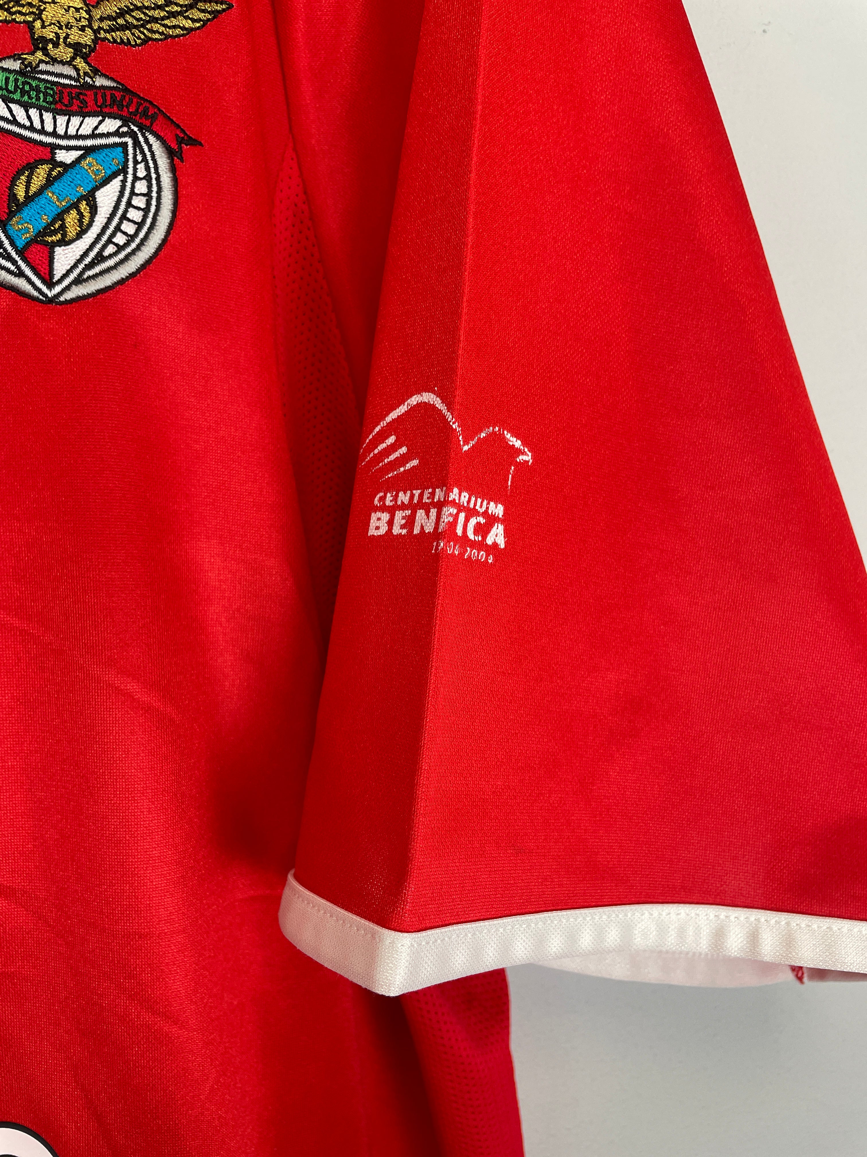 Shop 2003/05 BENFICA FEHER #29 *CENTENARY* HOME SHIRT (XL) ADIDAS, classic football shirts, vintage football shirts & retro soccer jerseys at Cult Kits