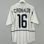 Shop 2002/04 PORTUGAL C.RONALDO #16 AWAY SHIRT (L) NIKE, classic football shirts, vintage football shirts & retro soccer jerseys at Cult Kits