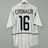 Shop 2002/04 PORTUGAL C.RONALDO #16 AWAY SHIRT (L) NIKE, classic football shirts, vintage football shirts & retro soccer jerseys at Cult Kits