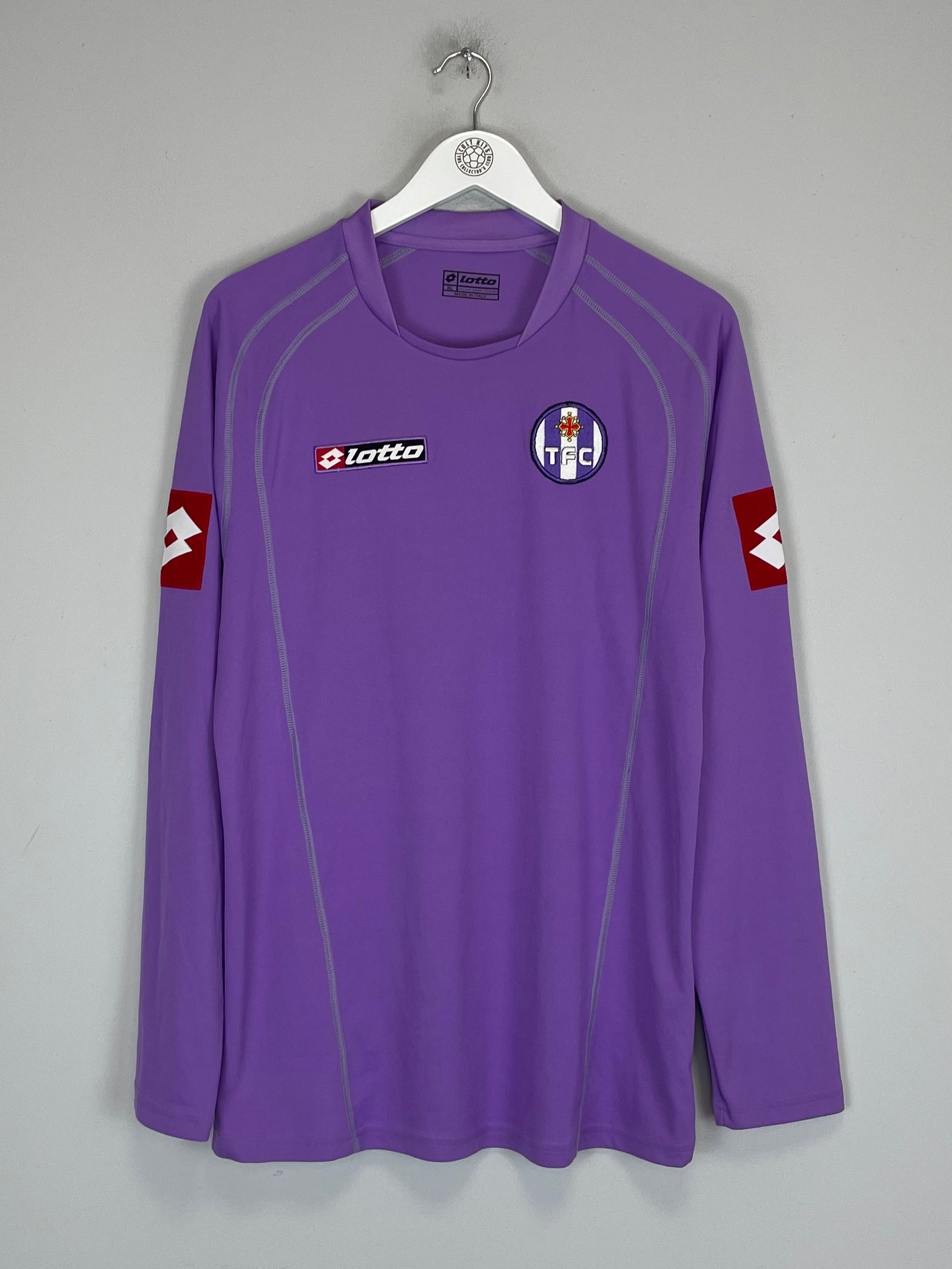 Shop 2005/06 TOULOUSE L/S HOME SHIRT (XL) LOTTO, classic football shirts, vintage football shirts & retro soccer jerseys at Cult Kits