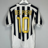 Shop 2003/04 JUVENTUS DEL PIERO #10 HOME SHIRT (S) NIKE, classic football shirts, vintage football shirts & retro soccer jerseys at Cult Kits
