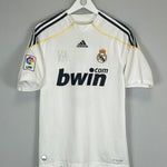 Shop 2009/10 REAL MADRID RONALDO #9 HOME SHIRT (M) ADIDAS, classic football shirts, vintage football shirts & retro soccer jerseys at Cult Kits
