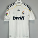 Shop 2009/10 REAL MADRID RONALDO #9 HOME SHIRT (M) ADIDAS, classic football shirts, vintage football shirts & retro soccer jerseys at Cult Kits
