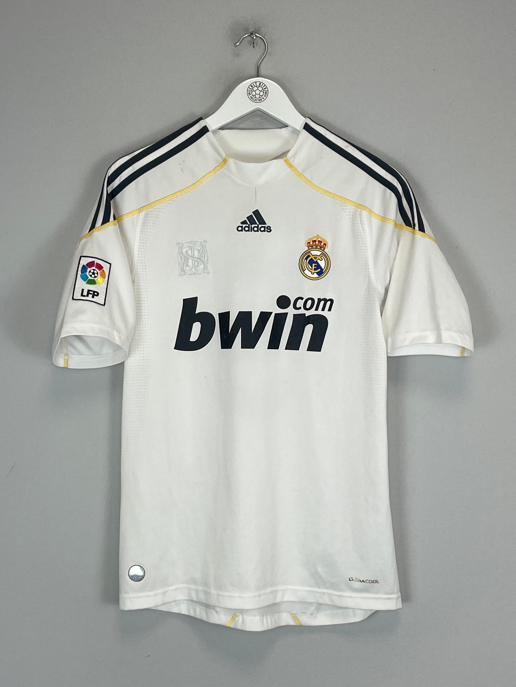 Shop 2009/10 REAL MADRID RONALDO #9 HOME SHIRT (M) ADIDAS, classic football shirts, vintage football shirts & retro soccer jerseys at Cult Kits