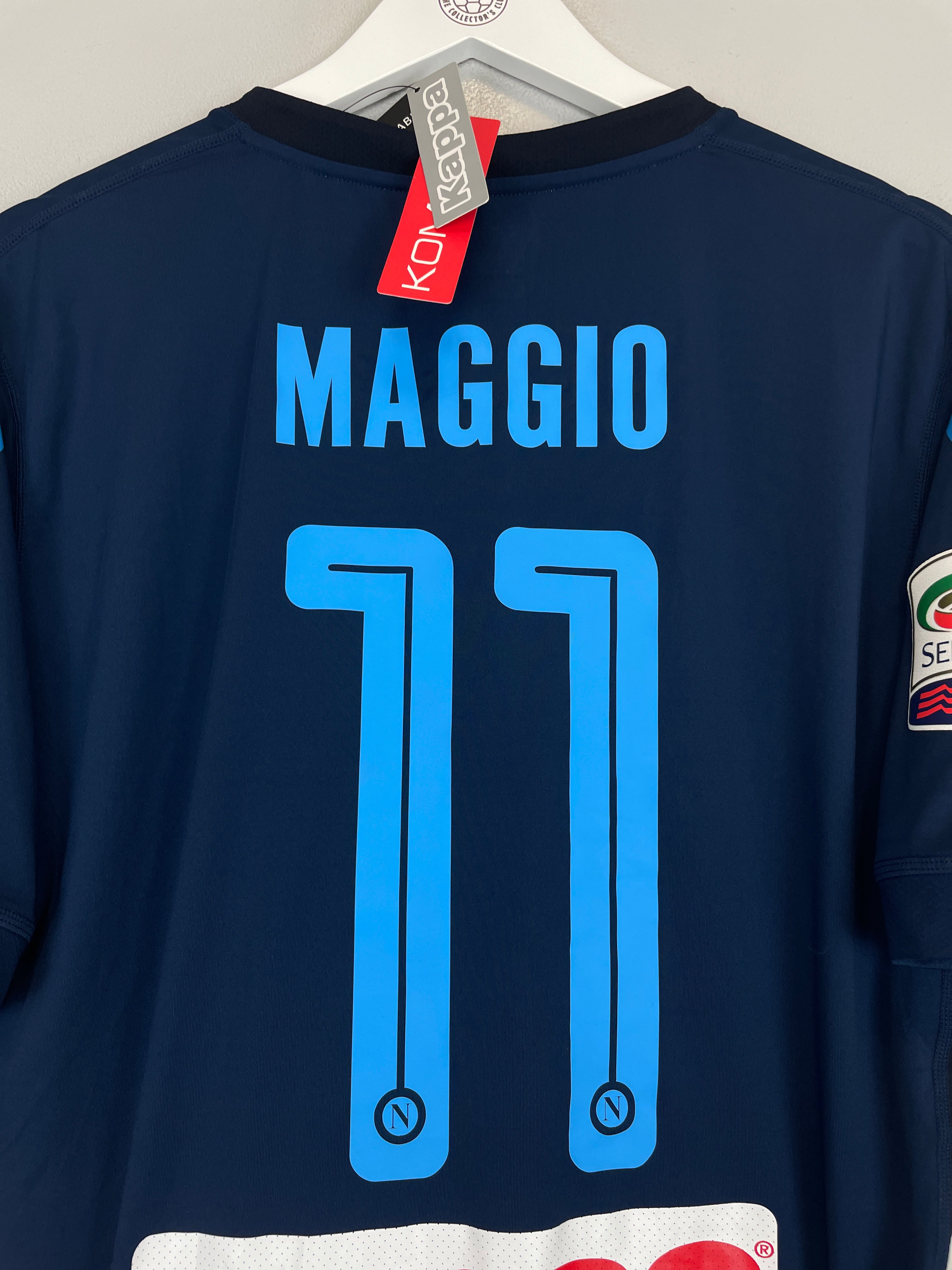 Shop 2017/18 NAPOLI MAGGIO #11 *BNWT* THIRD SHIRT (XXL) KAPPA, classic football shirts, vintage football shirts & retro soccer jerseys at Cult Kits