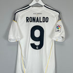 Shop 2009/10 REAL MADRID RONALDO #9 HOME SHIRT (M) ADIDAS, classic football shirts, vintage football shirts & retro soccer jerseys at Cult Kits