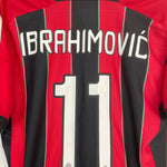 Shop 2012/13 AC MILAN IBRAHIMOVIC #11 HOME SHIRT (L) ADIDAS, classic football shirts, vintage football shirts & retro soccer jerseys at Cult Kits