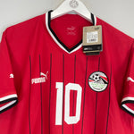 Shop 2022/23 EGYPT SALAH #11 *BNWT* AUTHENTIC HOME SHIRT (L) PUMA, classic football shirts, vintage football shirts & retro soccer jerseys at Cult Kits