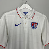 Shop 2014/15 USA HOME SHIRT (L) NIKE, classic football shirts, vintage football shirts & retro soccer jerseys at Cult Kits