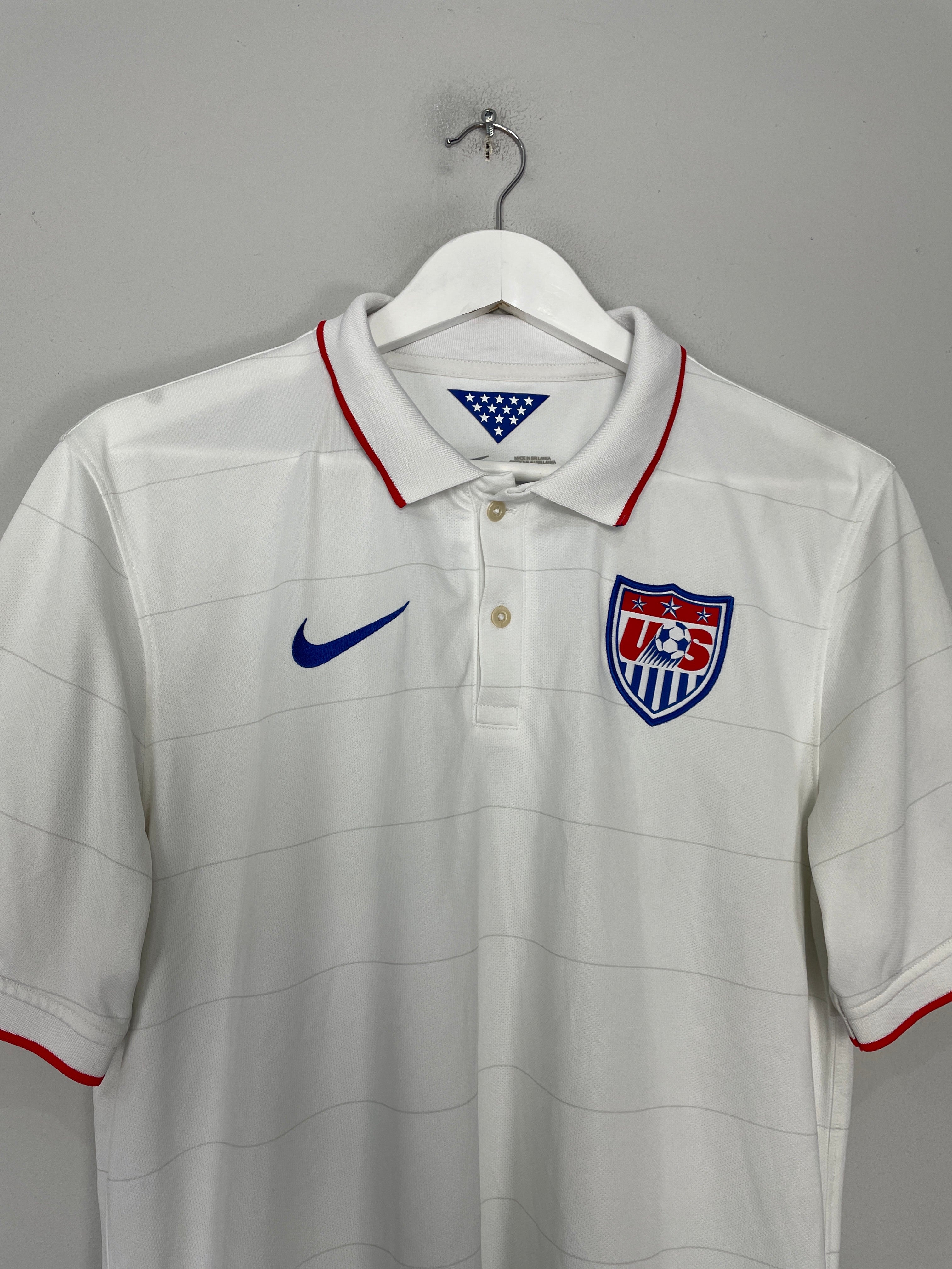 Shop 2014/15 USA HOME SHIRT (L) NIKE, classic football shirts, vintage football shirts & retro soccer jerseys at Cult Kits