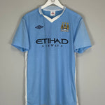 Shop 2011/12 MANCHESTER CITY SILVA #21 HOME SHIRT (L) UMBRO, classic football shirts, vintage football shirts & retro soccer jerseys at Cult Kits