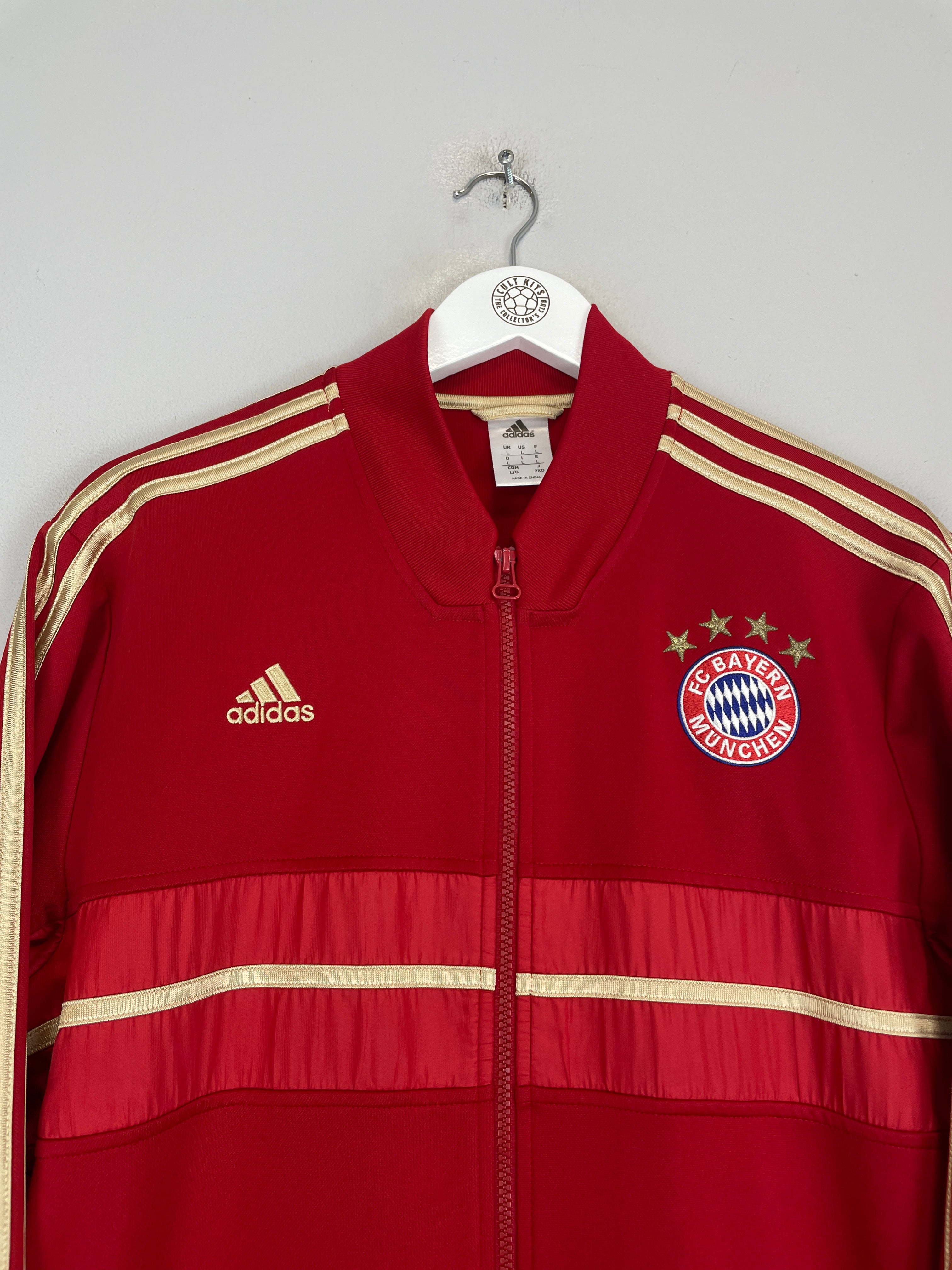 Shop 2012/13 BAYERN MUNICH TRACK JACKET (L) ADIDAS, classic football shirts, vintage football shirts & retro soccer jerseys at Cult Kits