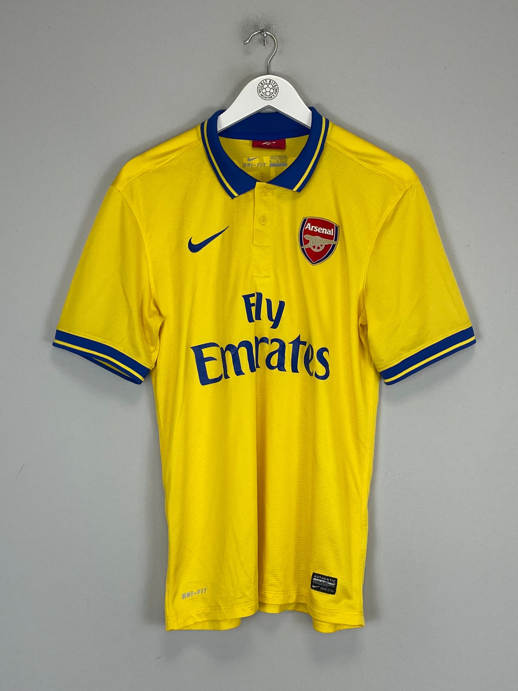 Shop 2013/14 ARSENAL ARTETA #8 AWAY SHIRT (M) NIKE, classic football shirts, vintage football shirts & retro soccer jerseys at Cult Kits
