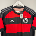 Shop 2015/16 FLAMENGO *BNWT* HOME SHIRT (M) ADIDAS, classic football shirts, vintage football shirts & retro soccer jerseys at Cult Kits