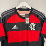 Shop 2015/16 FLAMENGO *BNWT* HOME SHIRT (M) ADIDAS, classic football shirts, vintage football shirts & retro soccer jerseys at Cult Kits