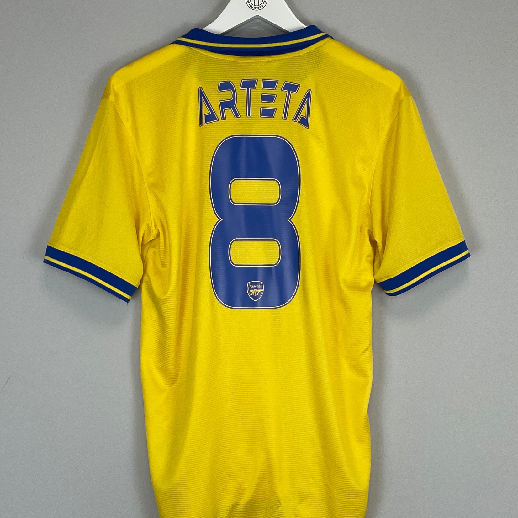 Shop 2013/14 ARSENAL ARTETA #8 AWAY SHIRT (M) NIKE, classic football shirts, vintage football shirts & retro soccer jerseys at Cult Kits