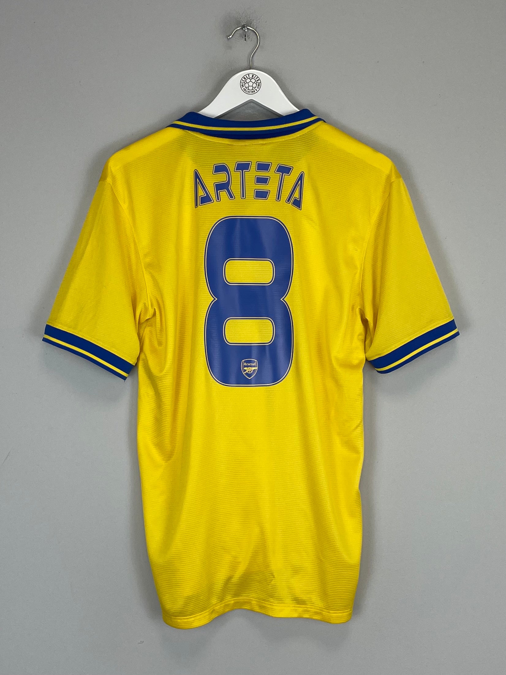 Shop 2013/14 ARSENAL ARTETA #8 AWAY SHIRT (M) NIKE, classic football shirts, vintage football shirts & retro soccer jerseys at Cult Kits